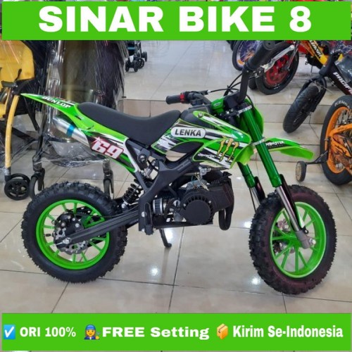 Motor Cross Mini Trail Lenka MC 69 2 Tak , Bensin Campur