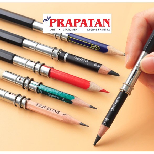 

Gagang Pensil / Dual Head Pencil Extender / Pencil Holder