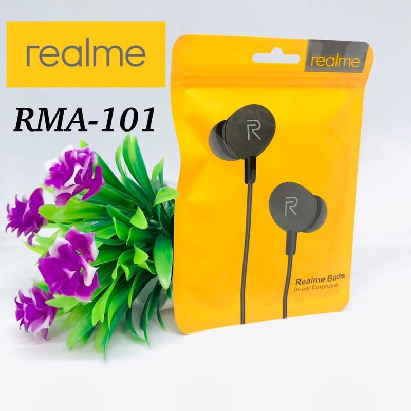 PROMO HANDSFREE REALME BUDS RMA-101 IN EAR EARPHONE RMA101