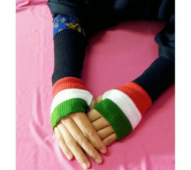 Handsock Rajut Palestine/Handsock Palestina/Manset Tangan