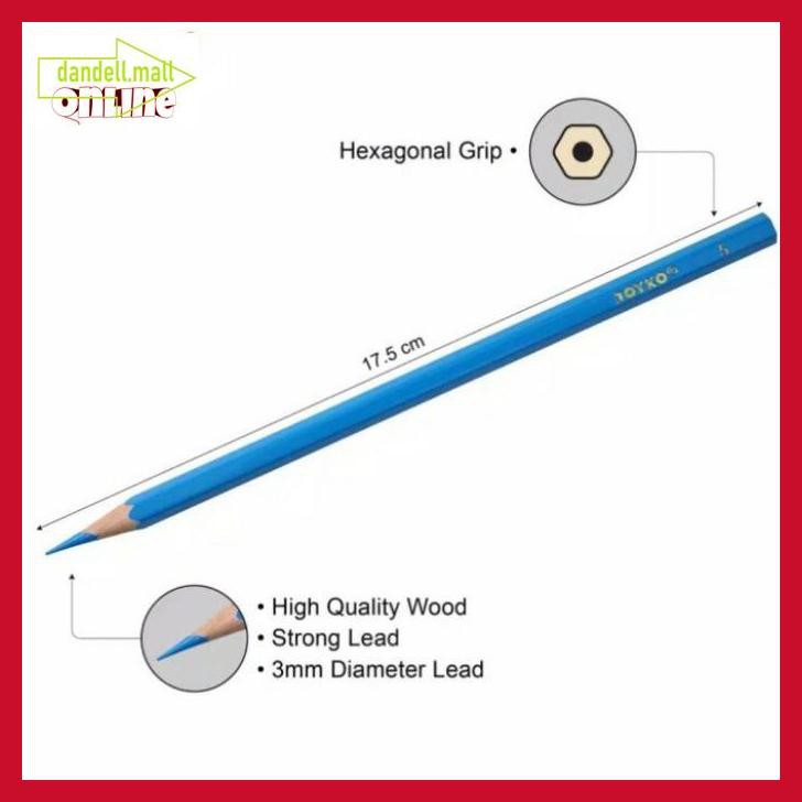 

U8Tyrt67- Pensil Warna Cp-101 24 Warna Joyko Superior Quality E3Yrf797-