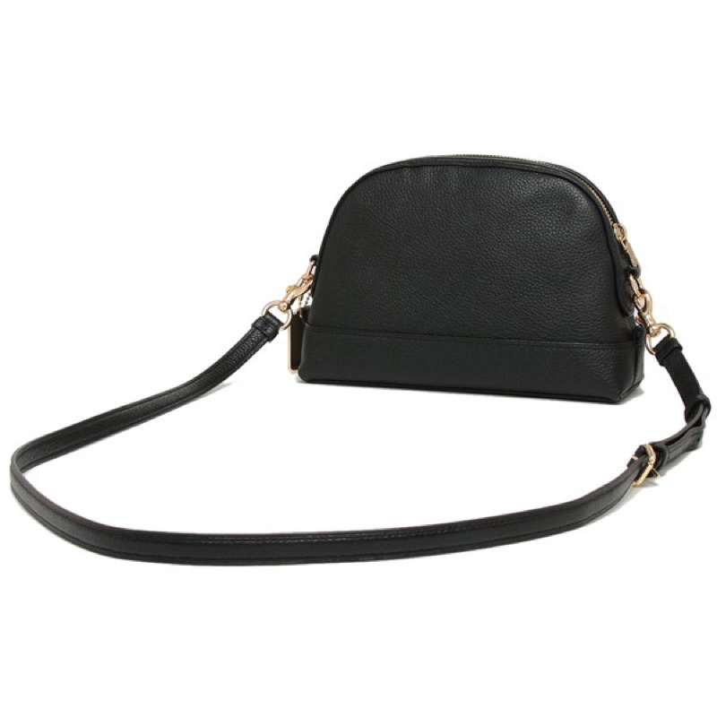 Coach Dome Crossbody Black Leather (C76673)