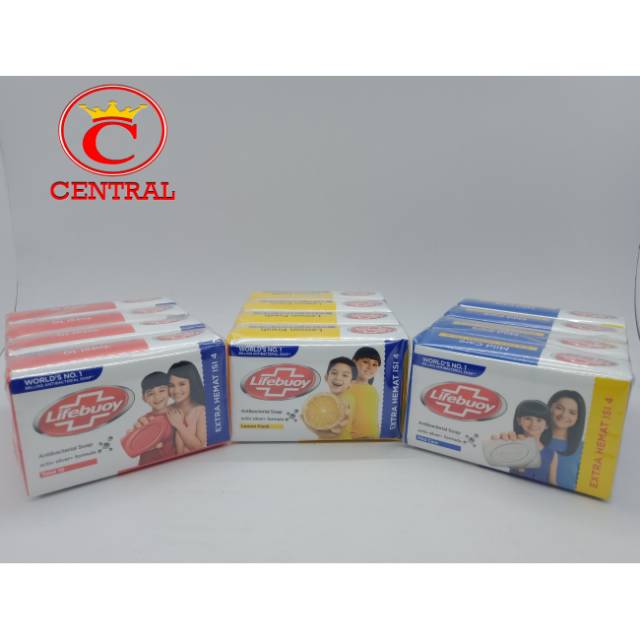 LIFEBUOY SOAP EXTRA HEMAT ISI 4 X 110GR/centraltrenggalek