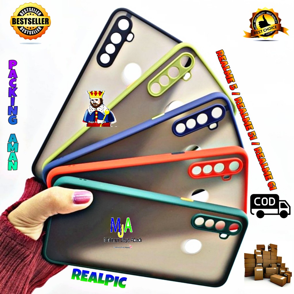 SOFTCASE REALME 5 / REALME 5I / REALME 6I - CASE MATTE FULL COLOUR MY CHOICE BUMPER CASE PELINDUNG KAMERA