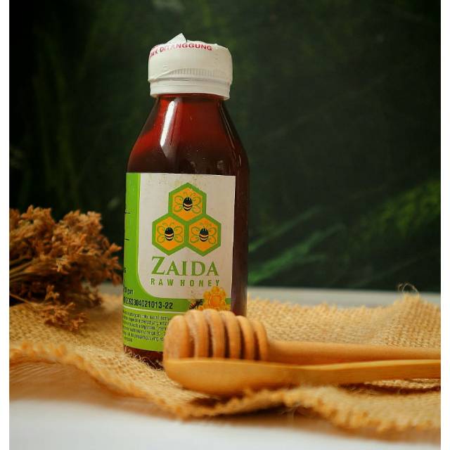 Madu Hutan Zaida 130ml ( Zaida Raw Honey) Madu Hutan Liar Asli Murni Ukuran Kecil