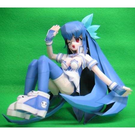 DIY Papercraft Pola Figure Anime Miwa