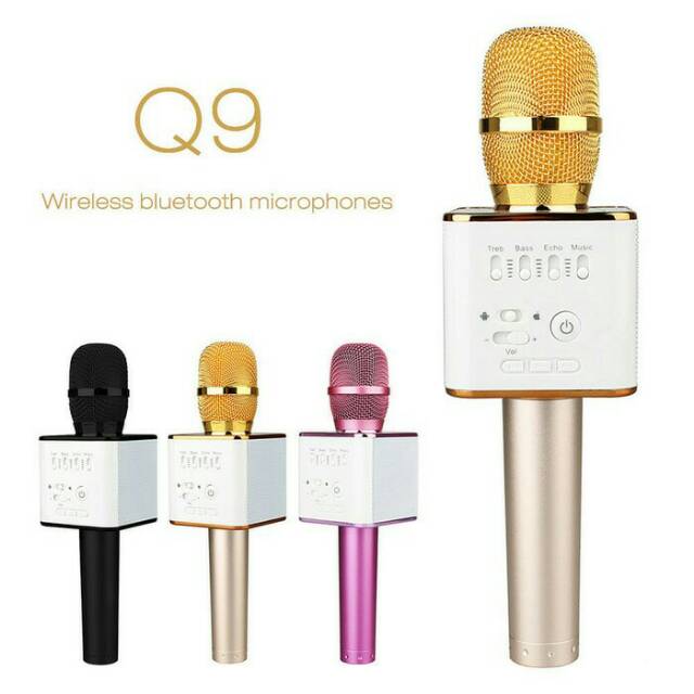 MIC SMULE Q9 KAROKE DI HP HIFI SPEAKER ORIGINAL