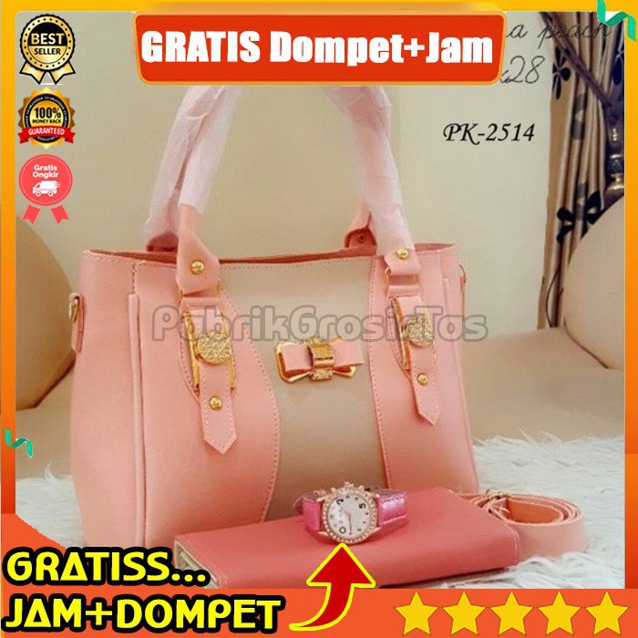 2670 TAS IMPORT WANITA FASHION KOREA GLOSSY BRANDED YSL SAC DE JOUR 26CM MORODER LEATHER HAND BAG /