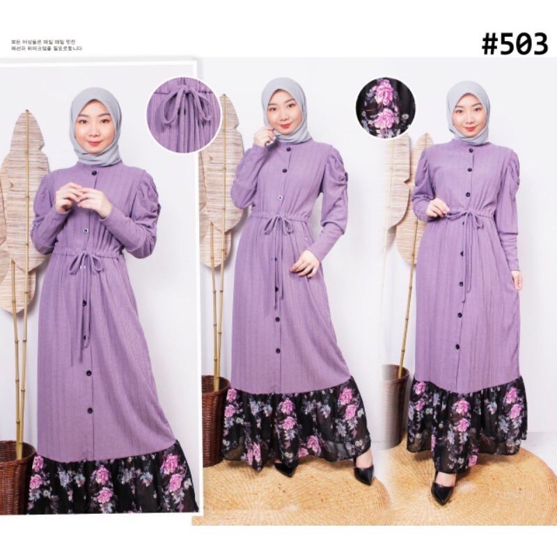AYURA GAMIS RAJUT KOMBINASI CERUTY