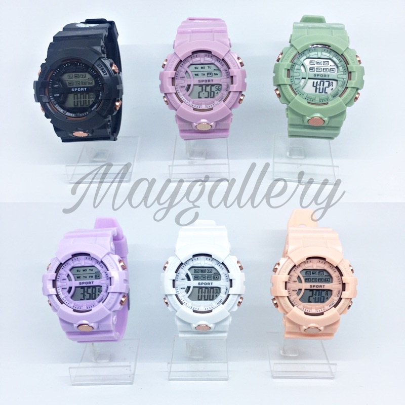 Jam Tangan Rubber Digital (Free Gift)