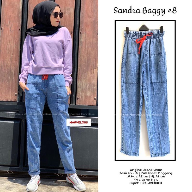 CELANA PANJANG BAGGY SANDRA BAGGY #6 JEANS