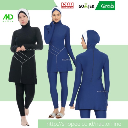 Baju renang muslimah wanita dewasa jumbo edora MYRA