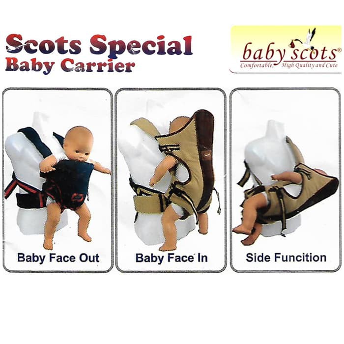 Promo !! SALE !! BABY SCOTS-GENDONGAN DEPAN 3IN1 GENDONGAN SPECIAL