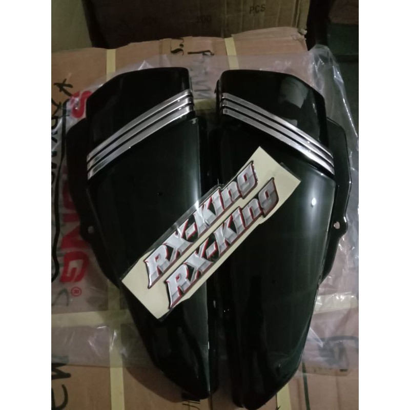 COVER BOK AKI RX KING LIST CHROME PLUS STIKER TEPONG RX KING MASTER COVER AKI RX KING NEW MASTER