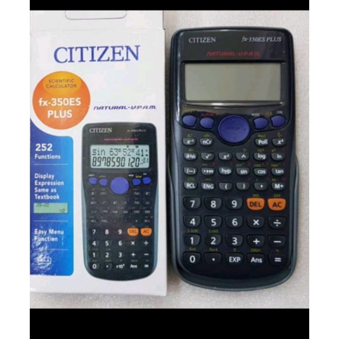 

kalkulator scientific citizen fx350 es plus