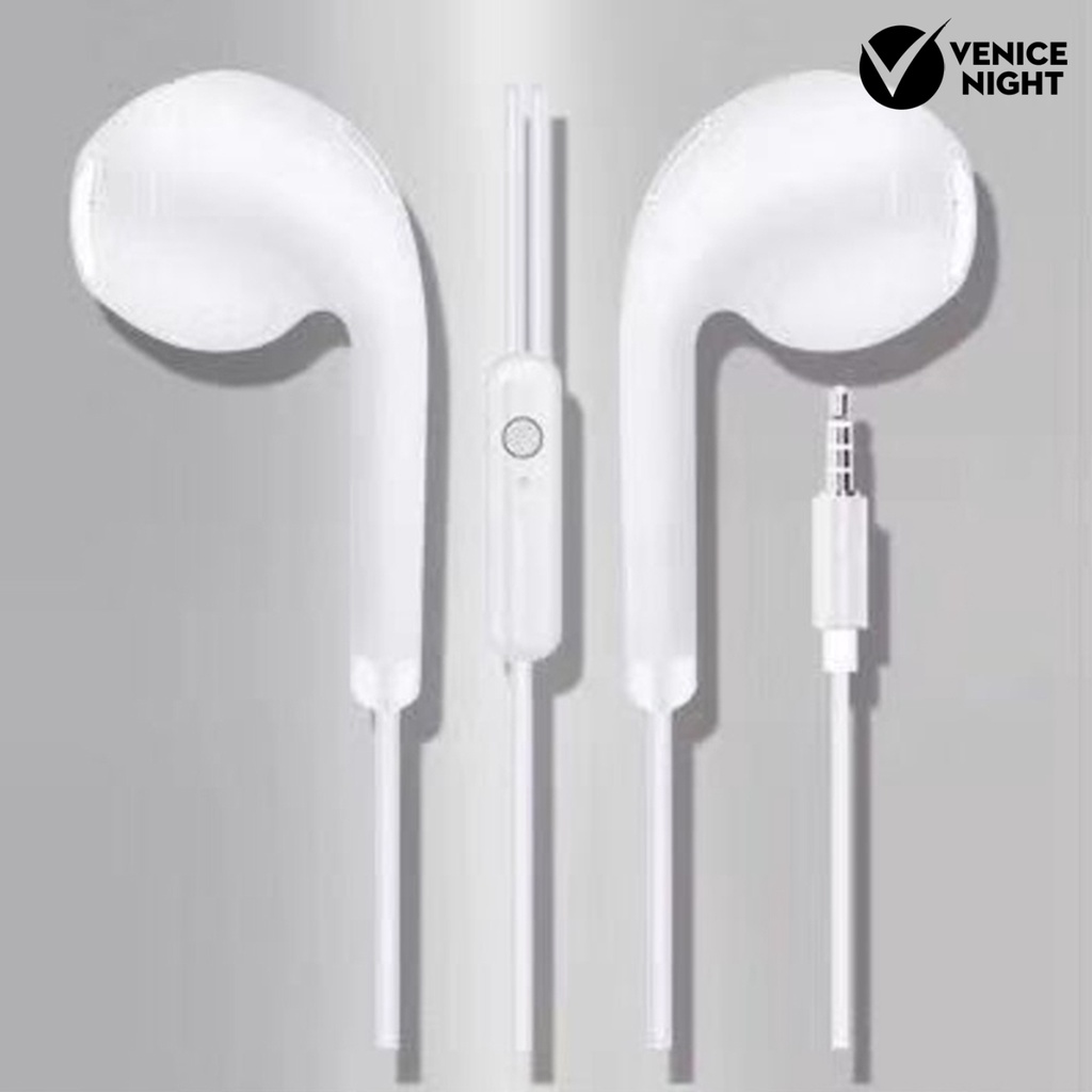 (VNEP) (Berkabel) U19 Macaron Headset Earphone Musik Stereo Universal 1.2m Dengan Mic