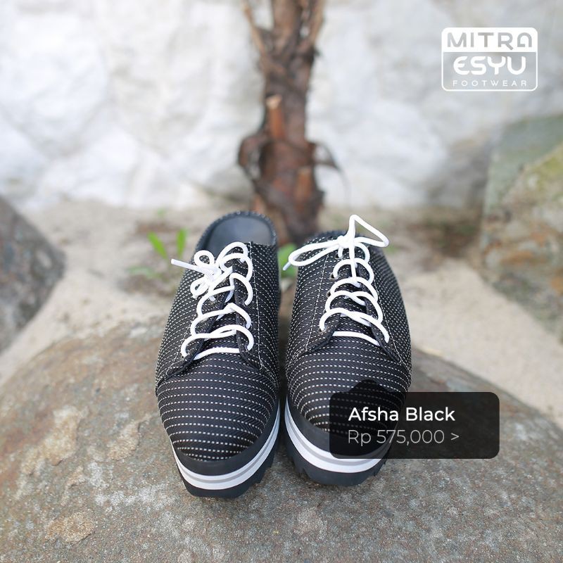 SEPATU SANDAL WEDGES "AFSHA SERIES" BY ESYU FOOTWEAR