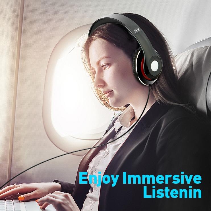 LANGSUNG ATC.. ECLE W820 Headphone Gaming Wireless Headset Bluetooth Noise Reduction HiFi Stereo