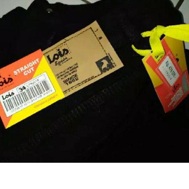 ✥ XPC84 // CELANA LOIS HITAM PEKAT / LOIS STANDAR ✺