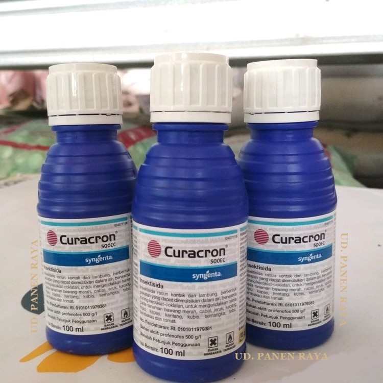 Obat Pembasmi Ulat Daun Dan Lalat Buah Insektisida Curacron 500 Ec Isi 100ml Shopee Indonesia