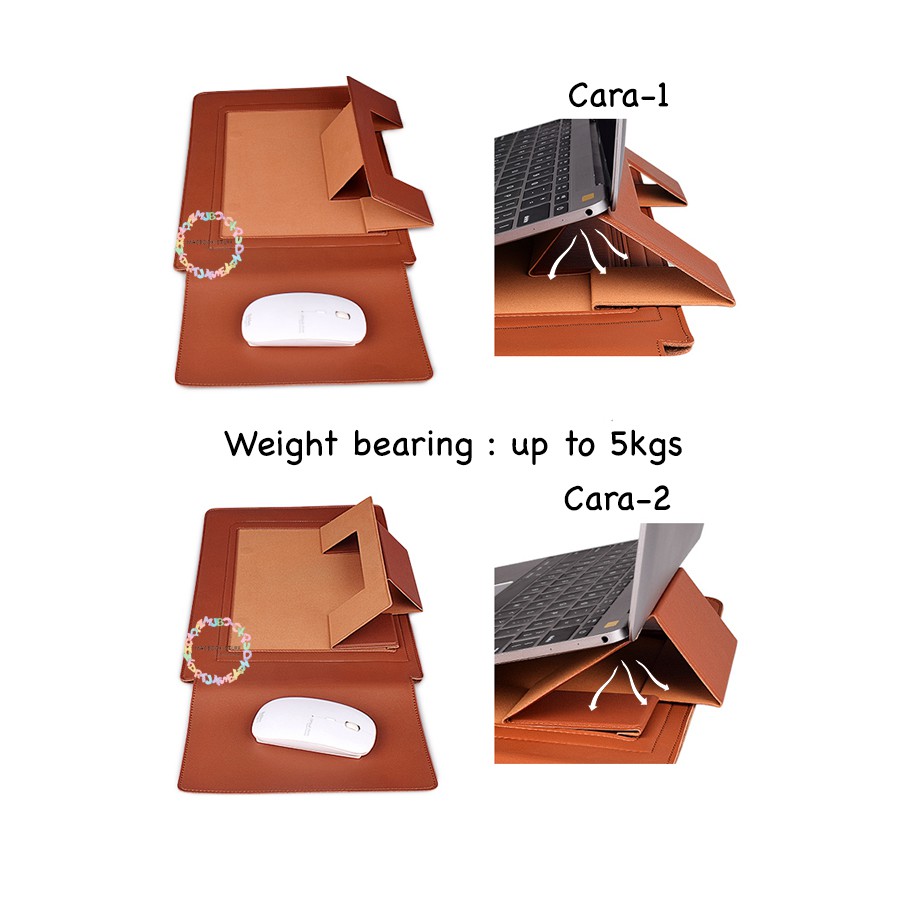 TAS LAPTOP UNIVERSAL BENTUK POUCH LEATHER BAGS SLEEVE CASE LAPTOP MACBOOK ASUS LENOVO ACER HP