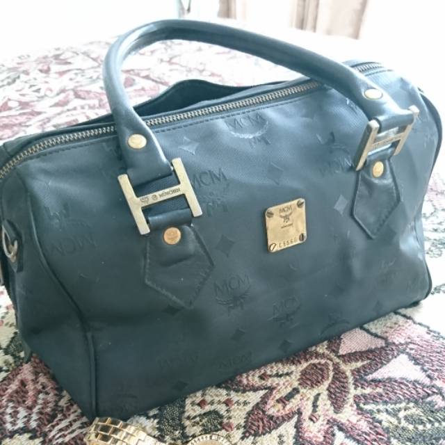 Mcm boston bag authen