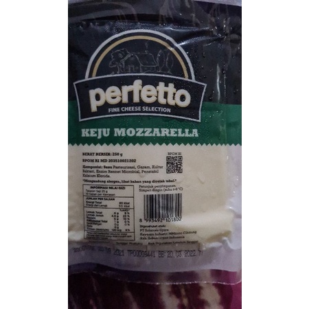 

Mozarella perfetto 250gr