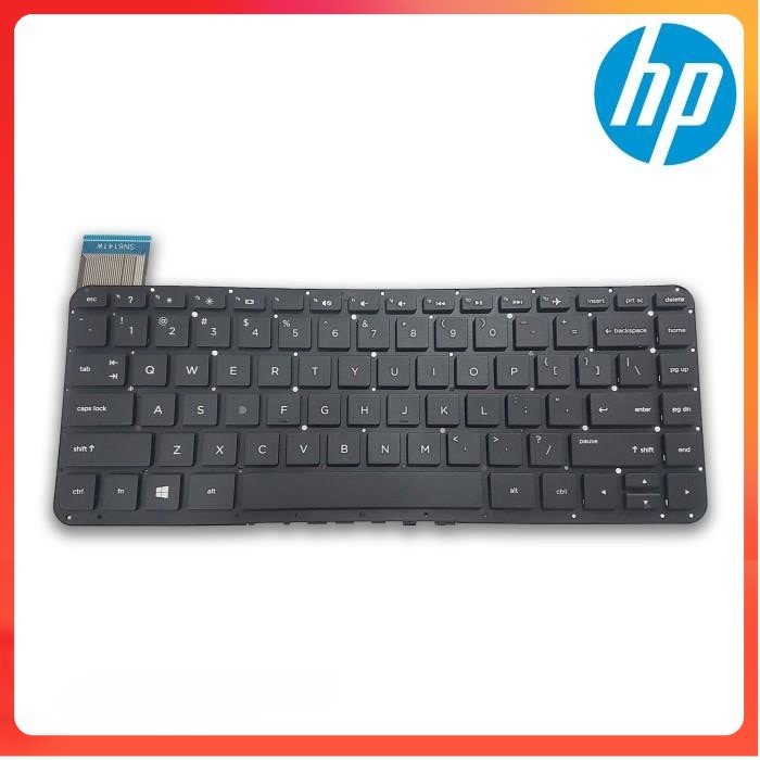 KEYBOARD LAPTOP NOTEBOOK HP PAVILION 13-C - Hitam - Putih