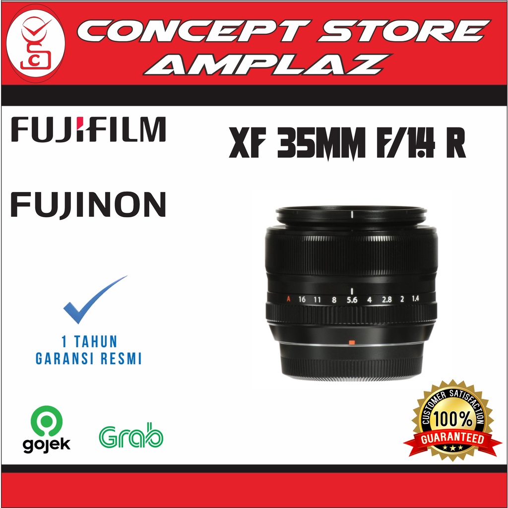 FUJIFILM FUJINON XF 35 MM F1.4  BLACK . XF35 F 1.4