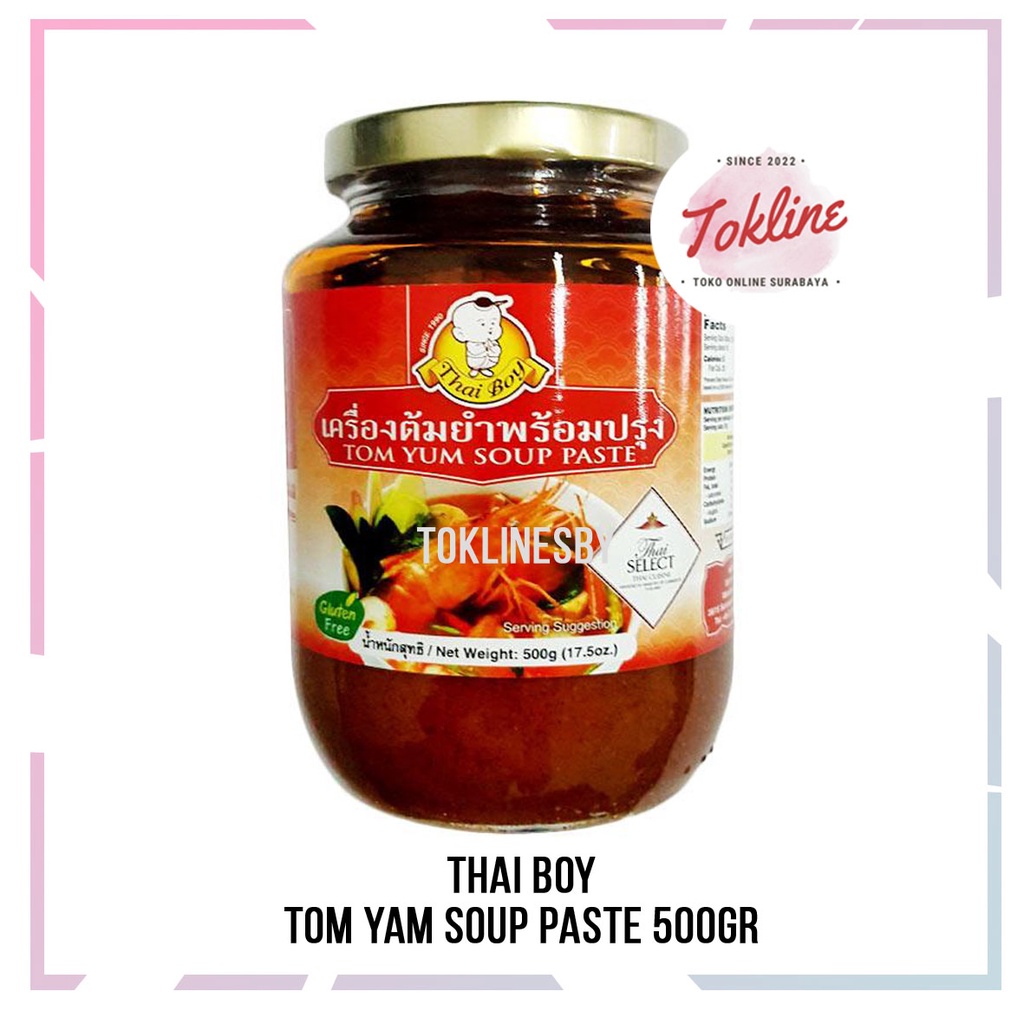 

THAI BOY - TOM YAM SOUP PASTE JAR - 500 GR