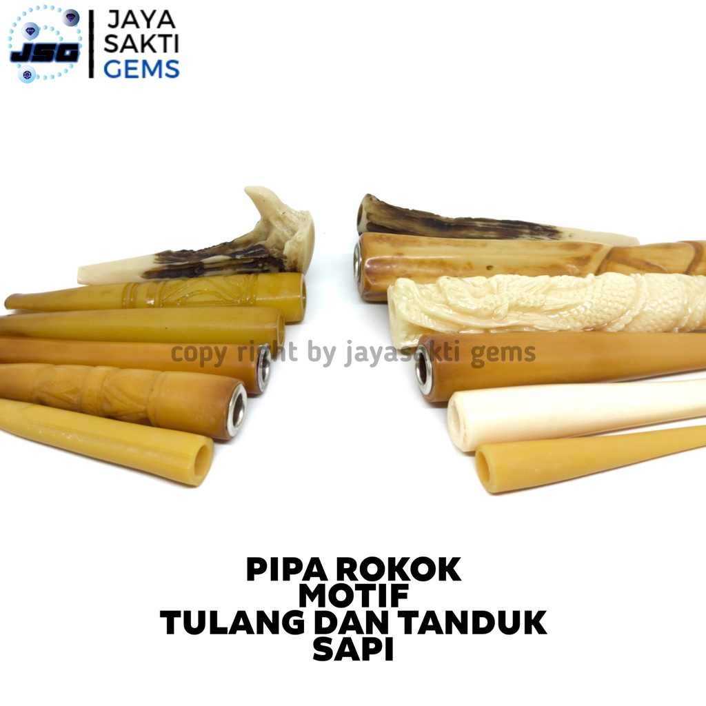 Pipa Cangklong Once Motif Tulang Sapi dan Tanduk Gurih Dan Nikmat