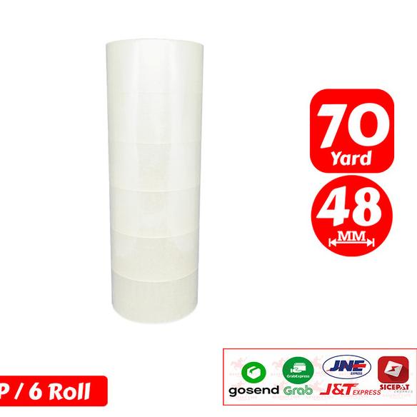 

✼ Lakban Bening KSATRIA Tape 70 Yard (1 Slop) ➹