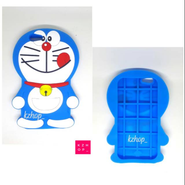 Softcase Oppo F1S / A59 / A59S Cover 3D Silikon karakter Kucing Doraemon soft casing