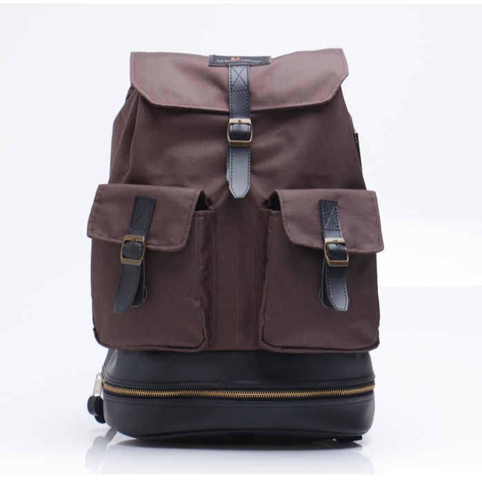 I DONT LIKE MONDAY BROWN |Urban Factor x FORIND| Tas Ransel Punggung Ori Pria Wanita Backpack Besar