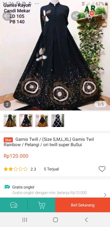 Kemeja Batik Pria Lengan Panjang Size M L Xl Xxl 3l 4l 5l Bswart Batik Hrb026 Kenango Panjang Padi