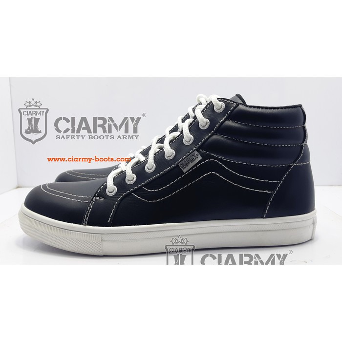 Langsung Order Sepatu Sneakers Pria Casual Asli Kulit Sapi Ciarmy SSC-06 - 39 terbaik