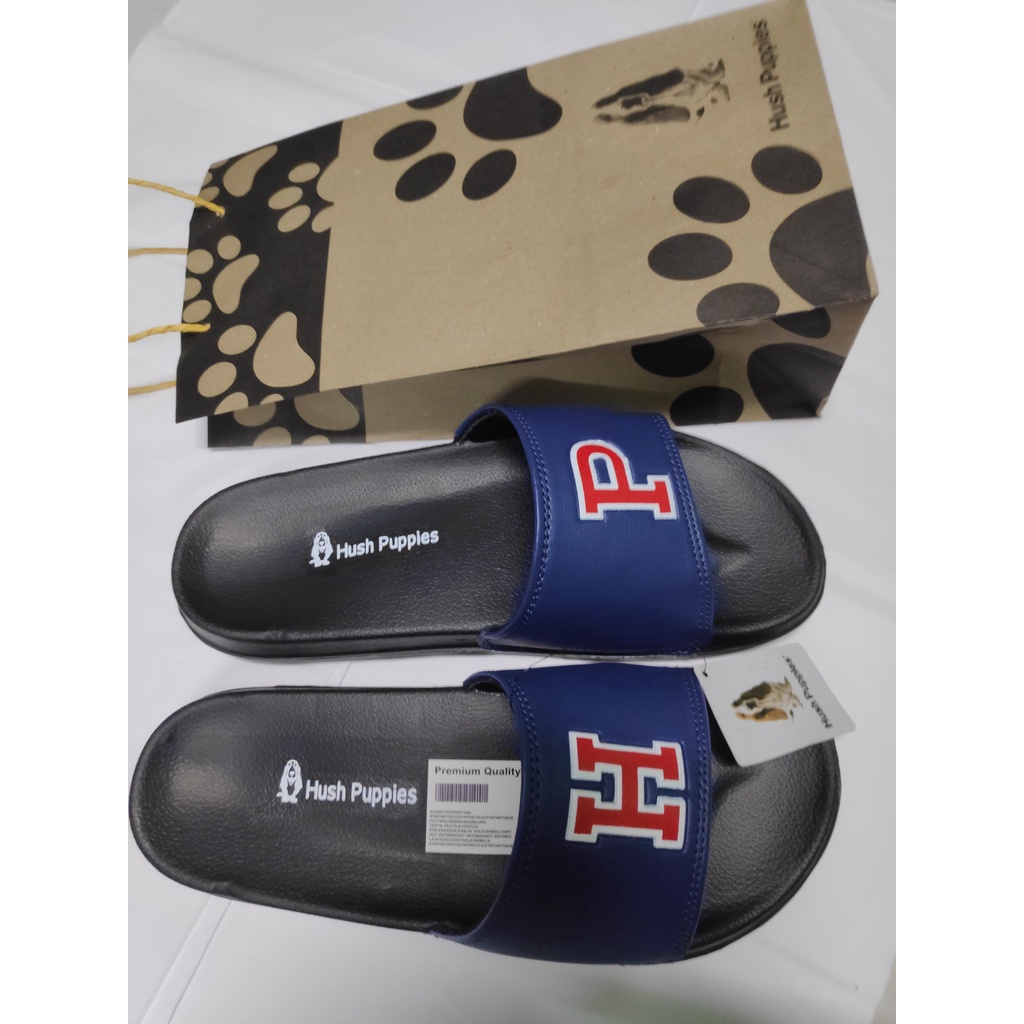 PROMO...!!! SANDAL SLOP SLIDE TERBARU HUSH PUPPIES PREMIUM SANDAL PRIA WANITA CEWE COWO TERBARU-3