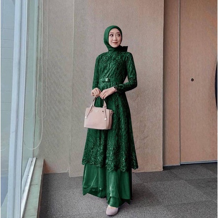 Gamis Berukat Terbaru Jumbo Tole Terbaru 2021 Mewah Brokat Kondangan Maxy Amira Kondangan Pesta Keki
