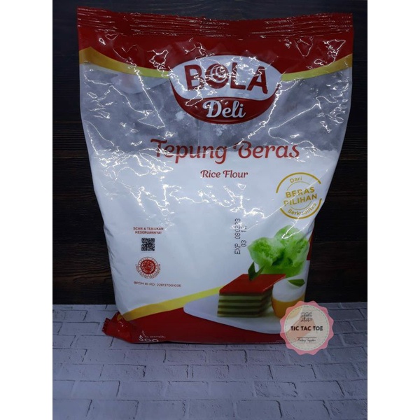 Tepung Beras Bola Deli 500gr/Tepung Beras/Beras Bola Deli/Tepung Beras Bola Deli/Rice Flour 500gr/Rice Flour