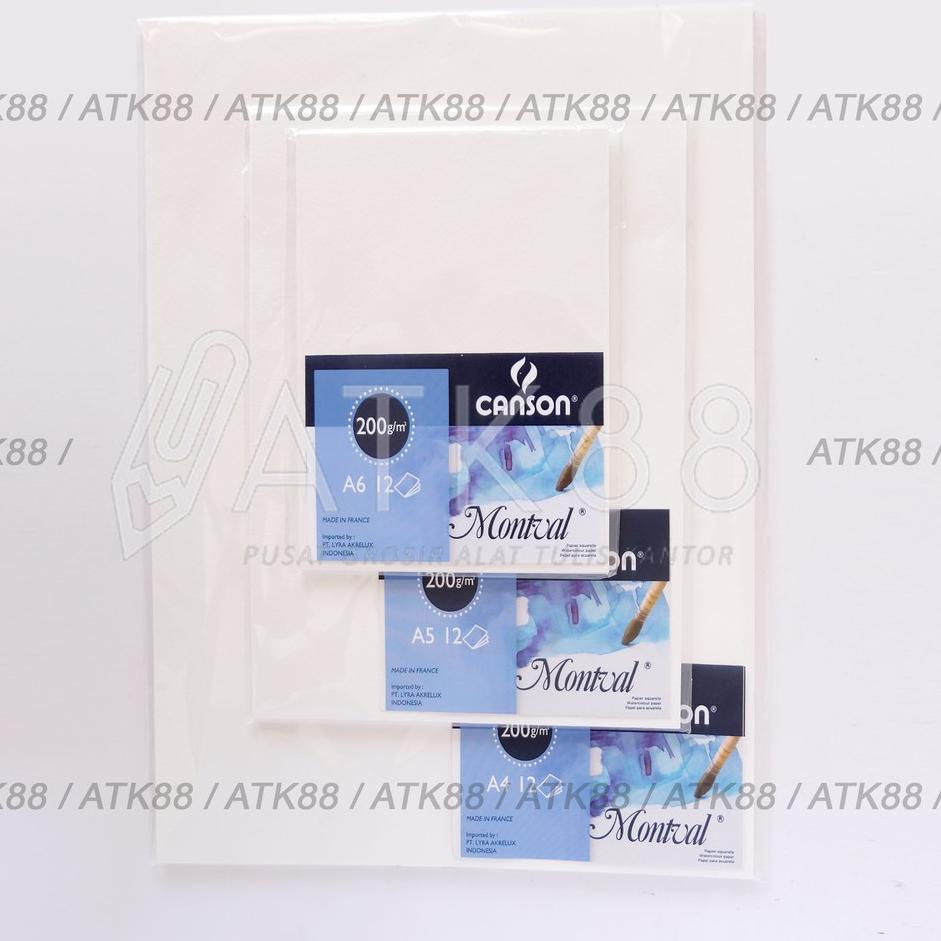 

Garansi Belanja Canson Montval A4 200gsm 12 Sheet - Kertas cat air Montval A4 Canson