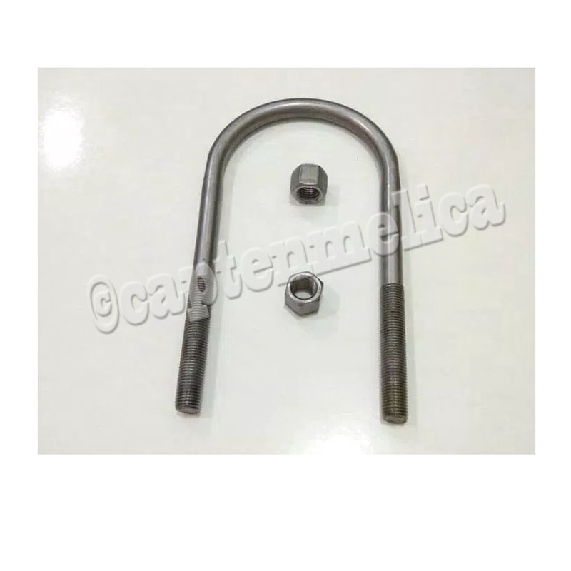 Besi Baja Klem U bolt per daun suzuki jimny katana Clamp Pengikat Ikat Ban Roda