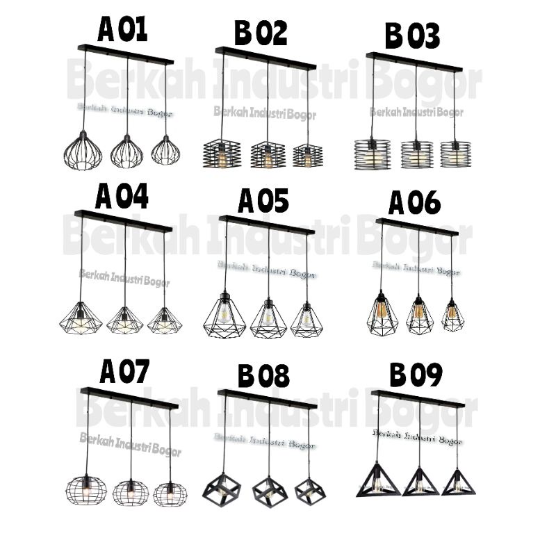 lampu hias gantung minimalis modern
