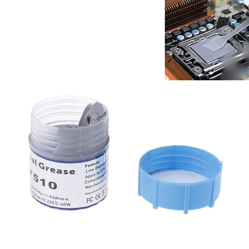 {LUCKID}15g HY510 CPU thermal grease compound paste heat conductive silicone paste