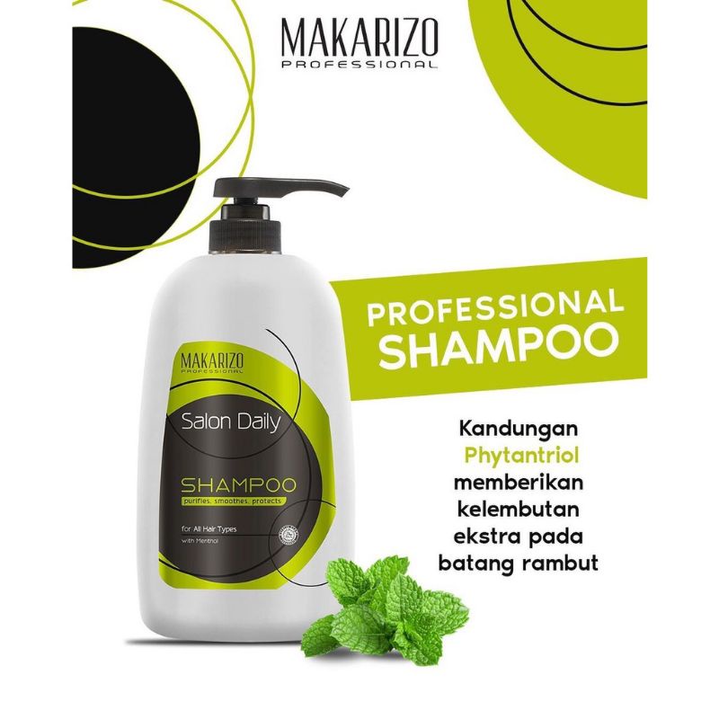 Makarizo Professional Salon Daily Professional Shampoo &amp; Conditioner Pump Bottle 950ml