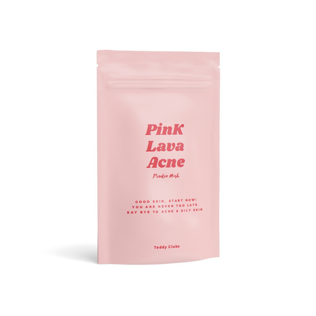 [TEDDY CLUBS] Acne Pink Lava Powder Mask