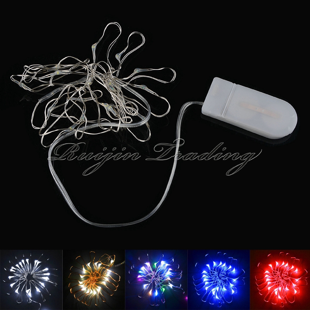 (1M 2m 3m 5m Lampu String Led Kawat Tembaga Untuk Dekorasi Natal Tahun Baru Pernikahan