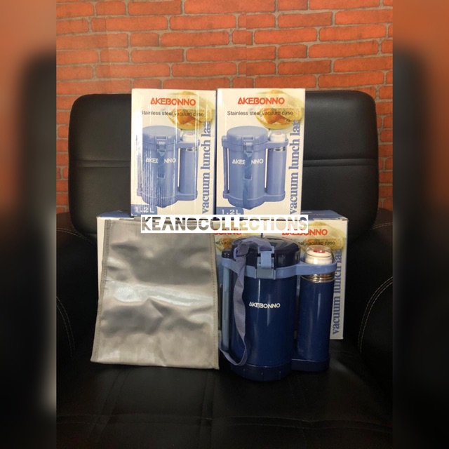 Akebonno Lunch Box 1,2 Liter + Termos (No Dus)