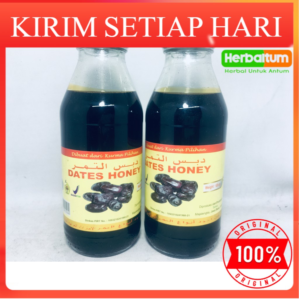 

Dates Honey Original Sari Kurma Murni 624 gram | Vitamin Sari Kurma Dates Honey