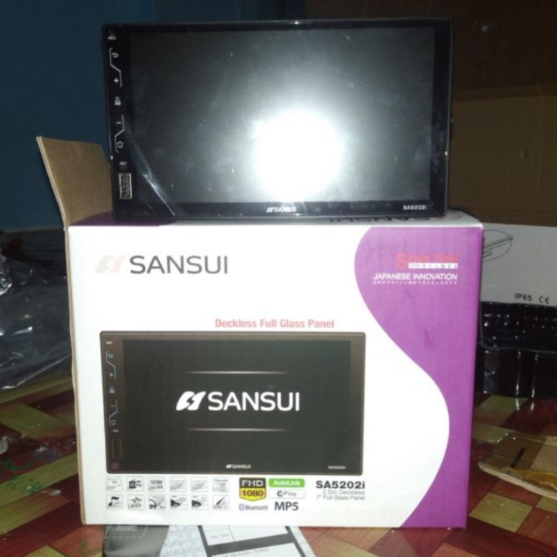 Double Din sansui layar 7 dekless