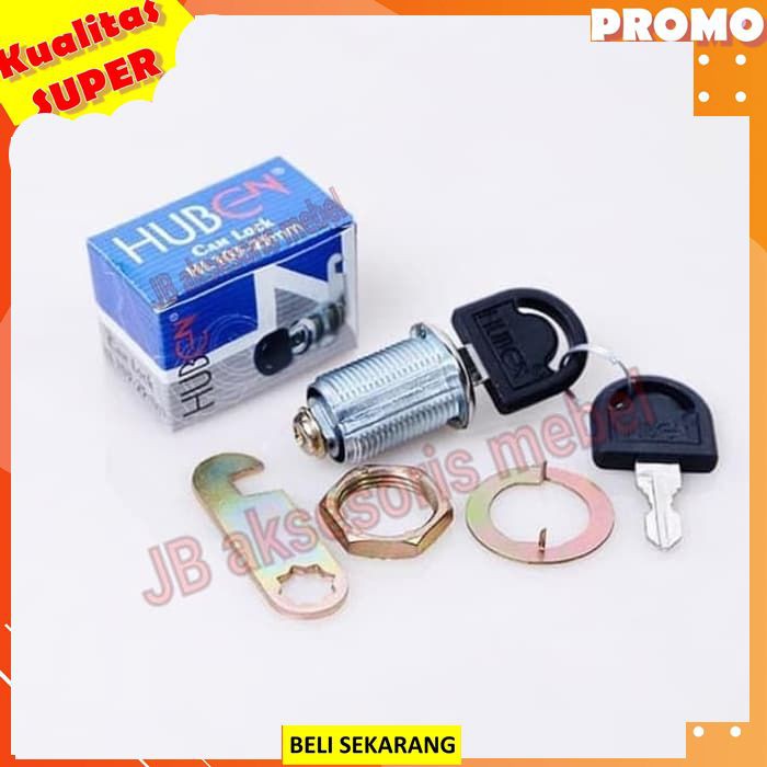 Kunci Camlock 25 Mm Huben / Kunci Loker Kait 2,5 Cm/kunci Loker Kunci Camlock 25mm Huben Kunci Kait